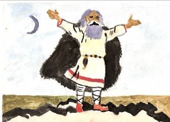 Иллюстрация к Калевале легкая