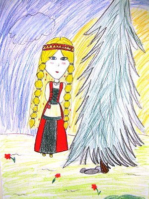 Калевала иллюстрации легкие