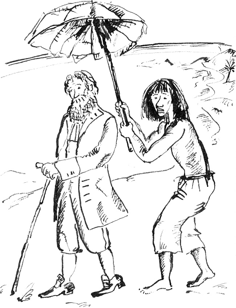 Необитаемый остров карандашом