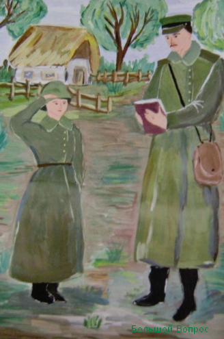 Сын полка рисунок