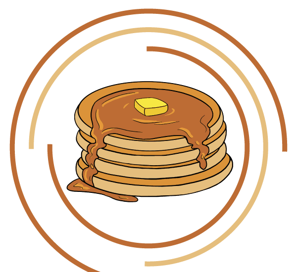 Блинчики раскраска