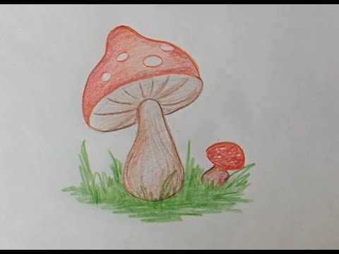 Мухомор рисунки легкие (50 фото)