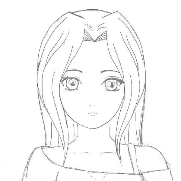 Аниме рисунки карандашом