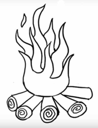 Огонь карандашом