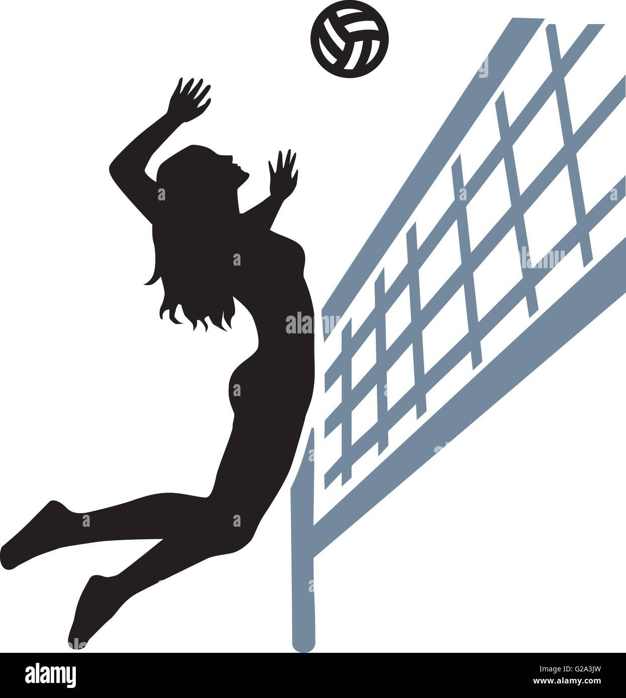 Эмблема женского волейбола