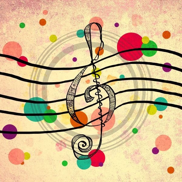 Плакат на музыкальную тему