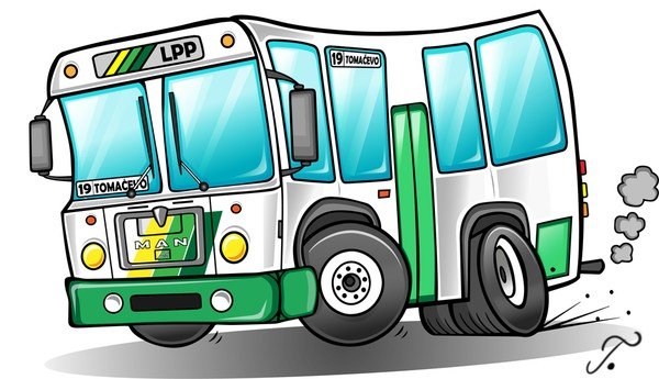 Разбитый автобус рисунок