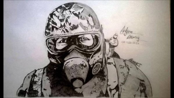 Рисунки из игры метро