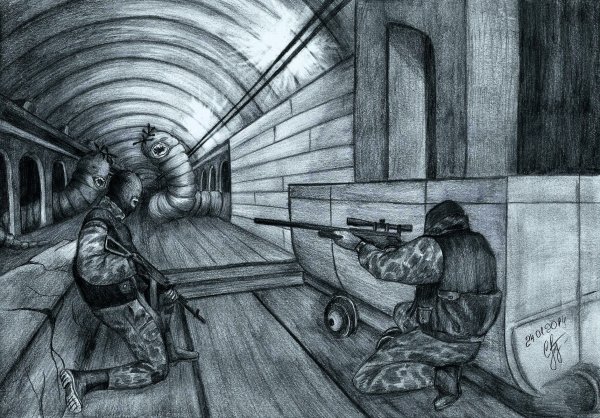 Метро 2033 зарисовки
