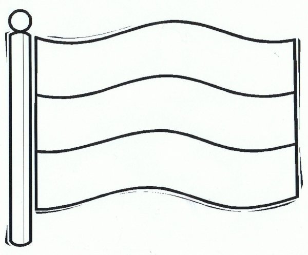 Флаг России рисунок