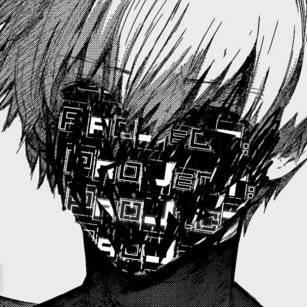 Токийский гуль карандашом