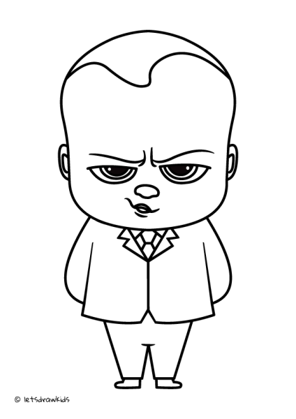 Босс молокосос рисунок