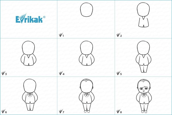 Бос молокосос раскраска