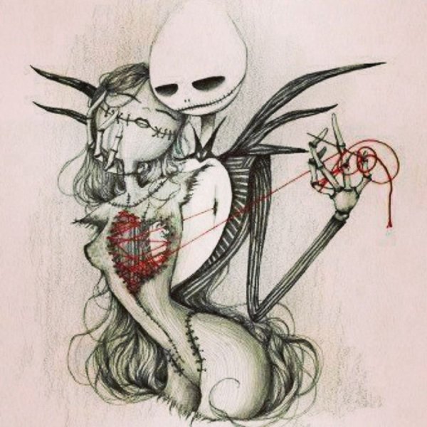 Кукла вуду эскиз