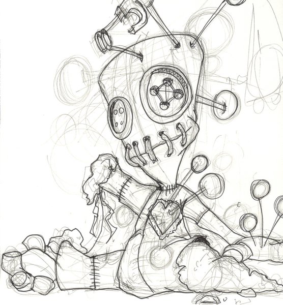 Мишка эскиз