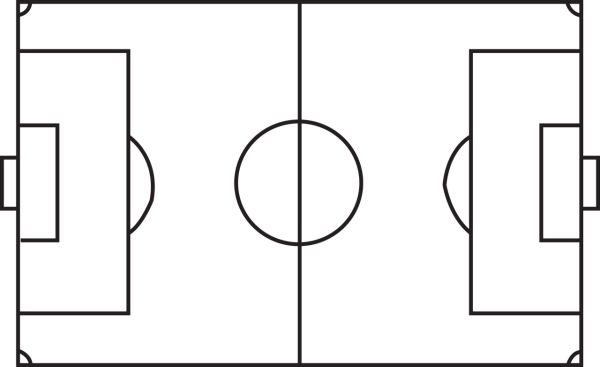 Футбольное поле эскиз