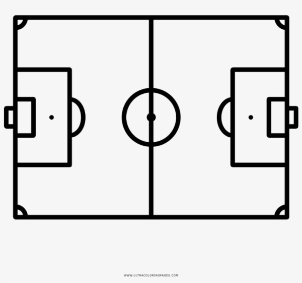 Футбольное поле эскиз
