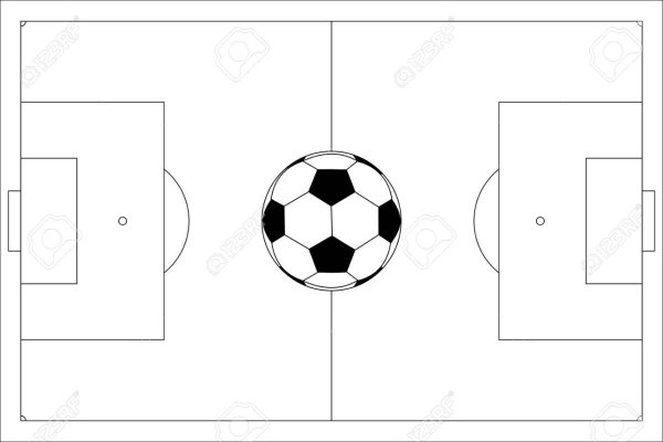 Футбольное поле эскиз