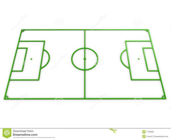 Футбольное поле раскраска