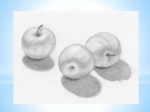 Натюрморт с овощами карандашом