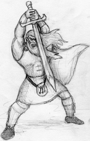 Легкий портрет Ильи Муромца