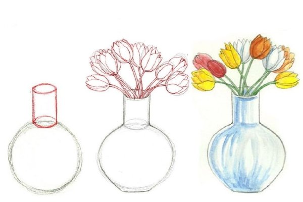 Рисунок вазы