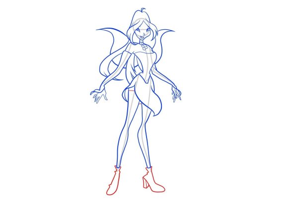 Как нарисовать фею клуб Винкс