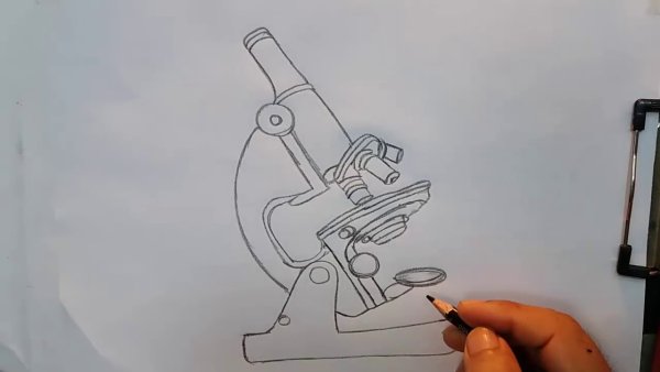 Микроскоп карандашом
