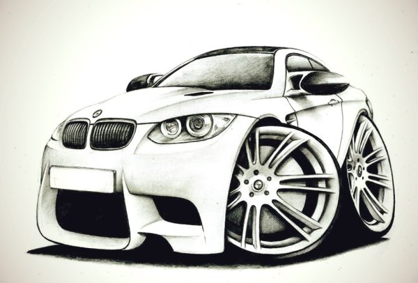 БМВ карандашом