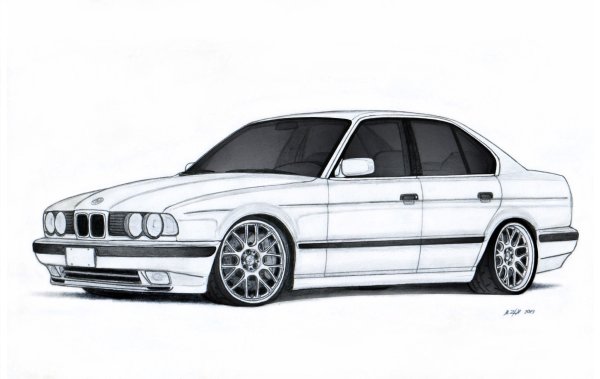 BMW e34 Art