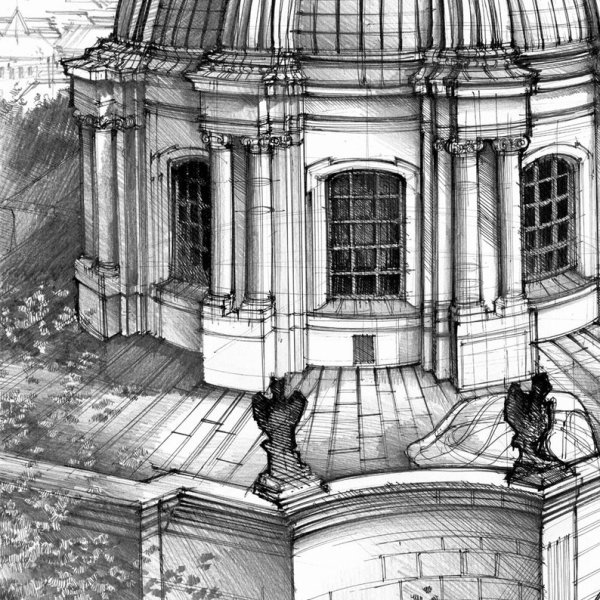 Рисование архитектурных сооружений