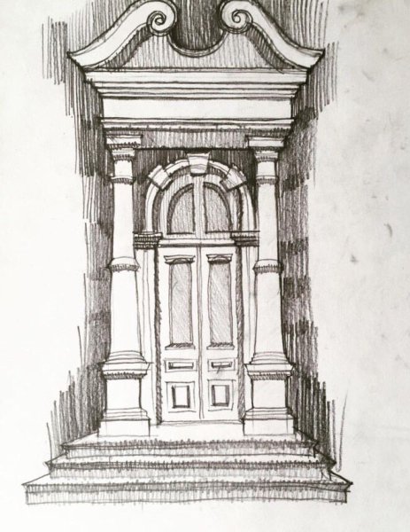 Зарисовки архитектурного пейзажа