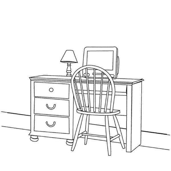 Стол раскраска для детей