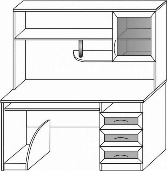 Компьютерный стол Остин-16я