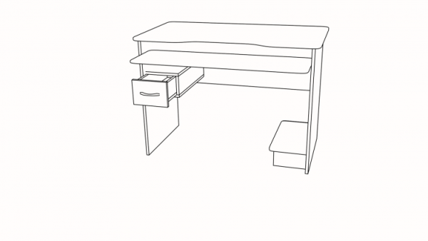 Стол раскраска