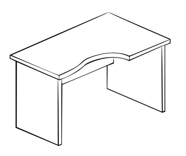 Компьютерный стол раскраска