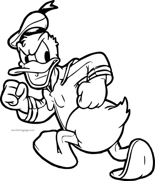 Дональд дак скетч