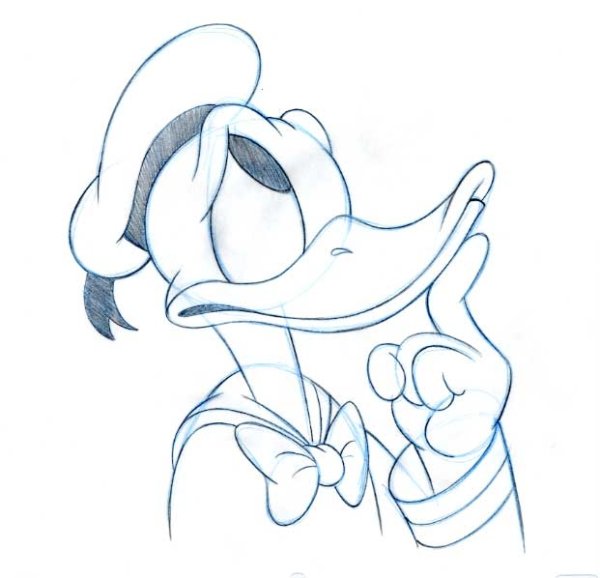 Дональд дак рисунок