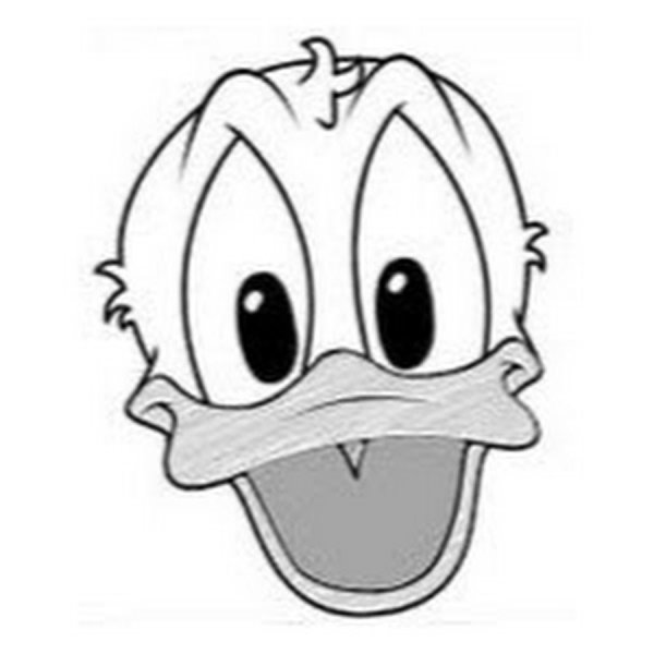 Дональд дак для срисовки