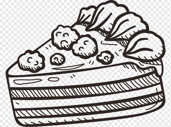 Черно белый десерт