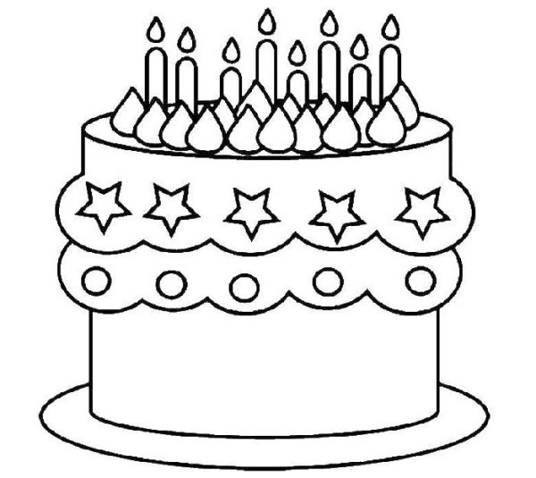 Украшение на тортик рисунок