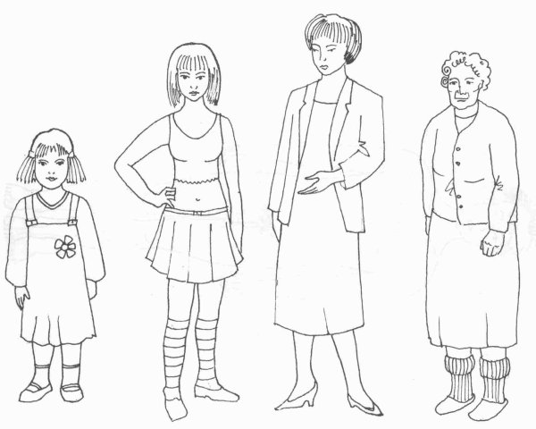 Рисунок человека 1 класс