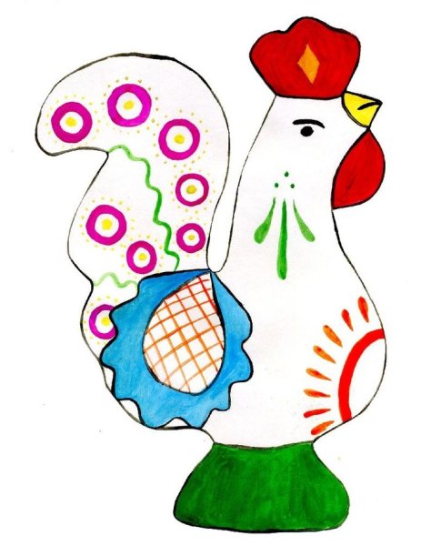 Хлудневская игрушка узоры