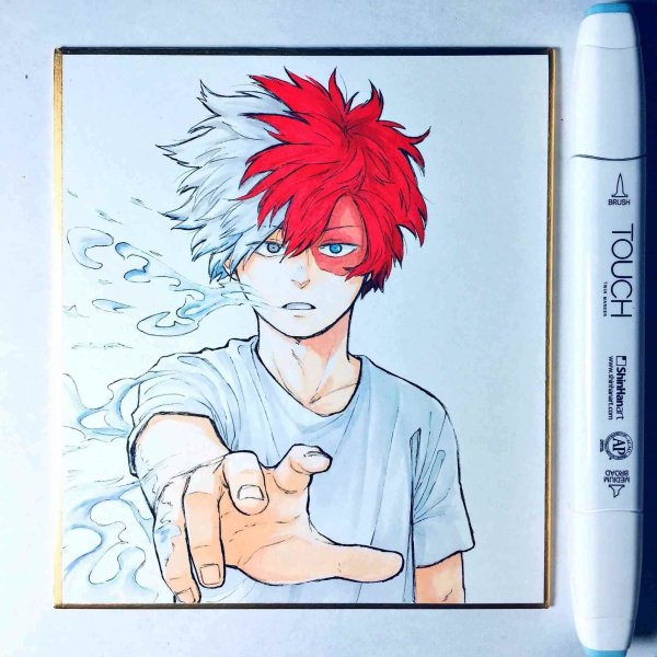 Скетчи аниме Тодороки