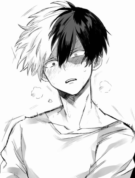 Шото Тодороки срисовать