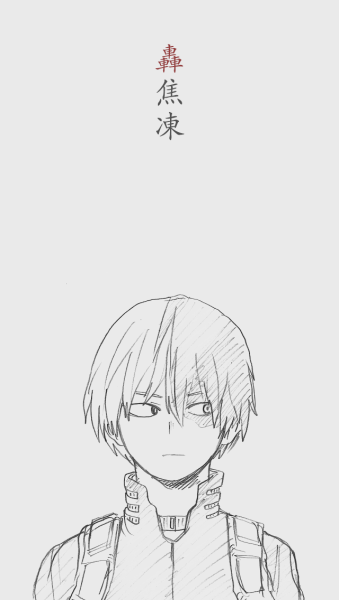 Шото Тодороки контур