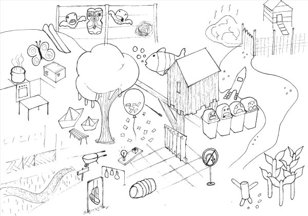 Рисунок детской площадки