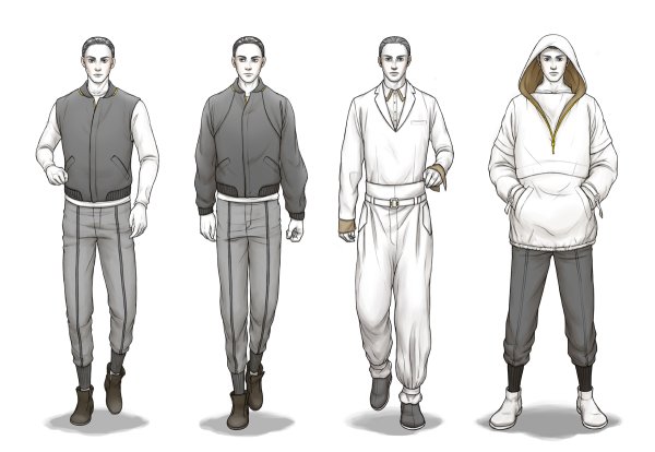 Эстетичная одежда рисунки