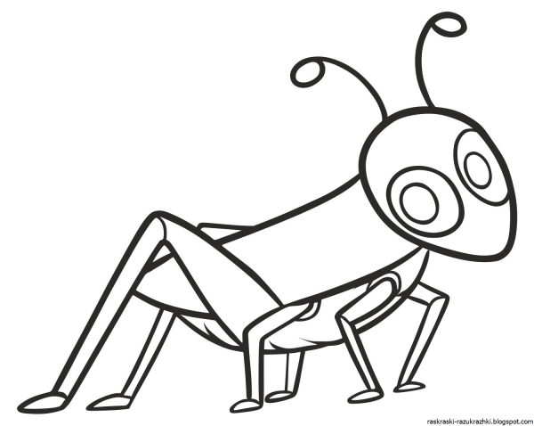 Фломастер с кузнечиком