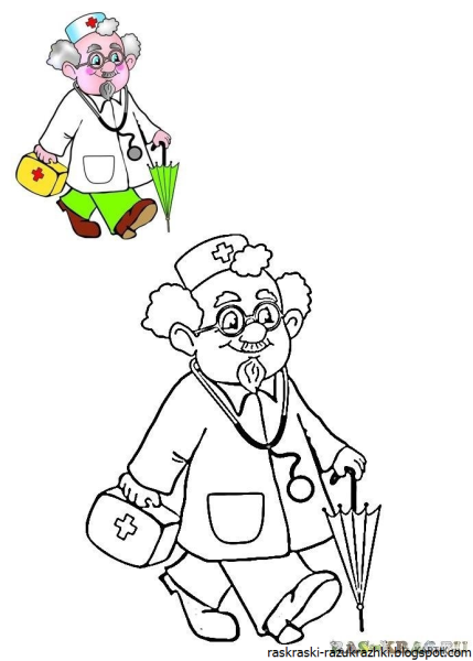 Рисование доктор Айболит